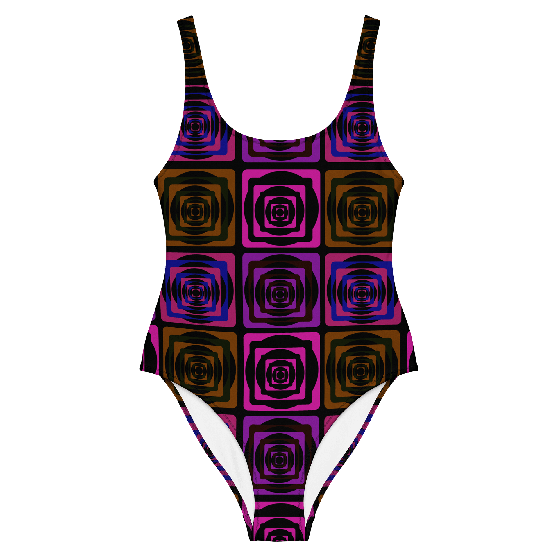 Geometric Layers All-Over Swimsuit product image (2)