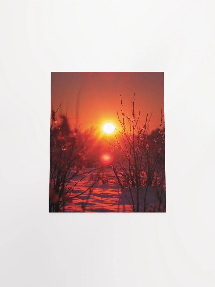 Winter Glow Matte Poster product image (18)