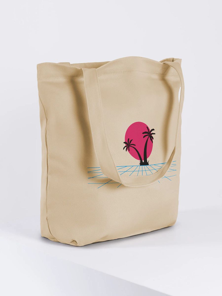Retro Sun Grid Eco Tote product image (4)