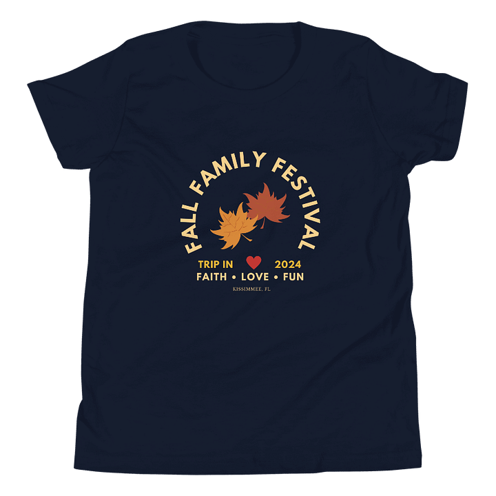 [GIRLS] YOUTH FALL FAMILY FESTIVAL T-SHIRT product image (1)