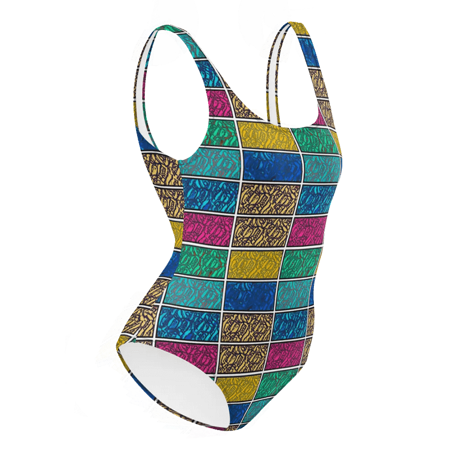 Bloom with Confidence: Floral Block One-Piece Swimsuit product image (10)