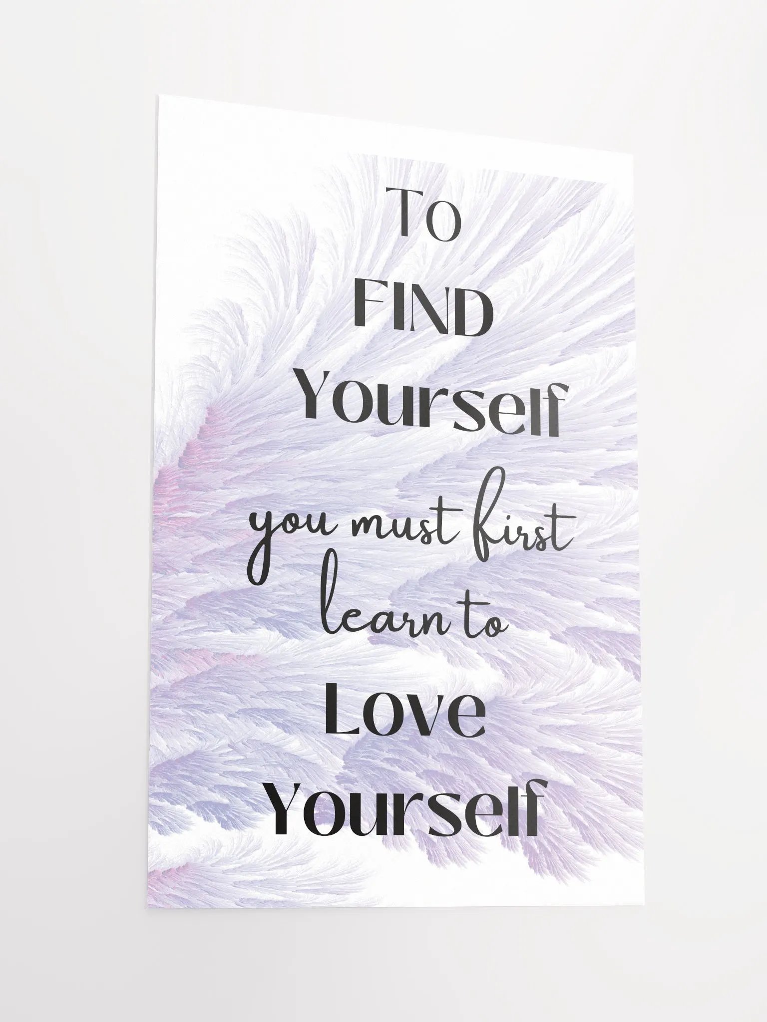 Love Yourself Inspirational Poster product image (2)