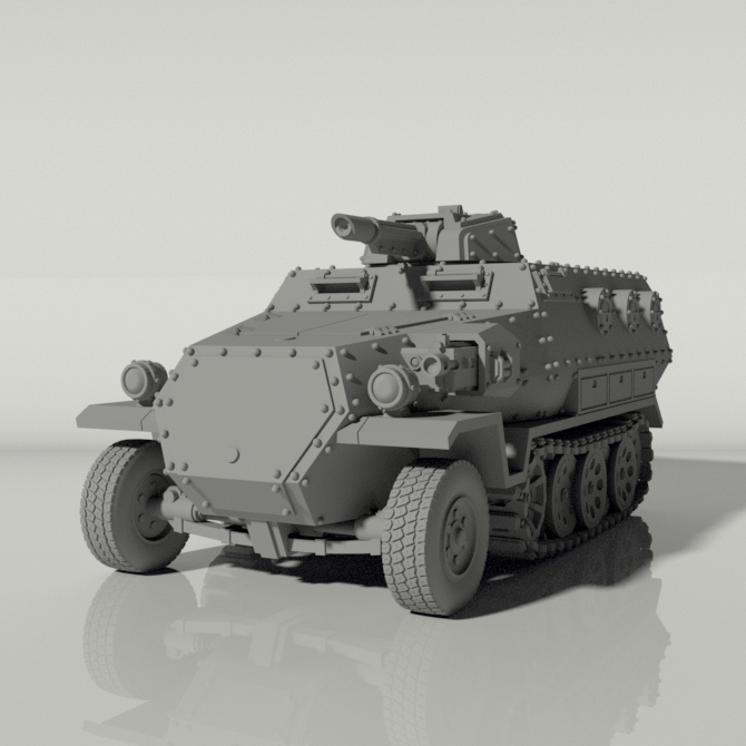 Grim 251 Transport / Artillery Support STLs product image (2)