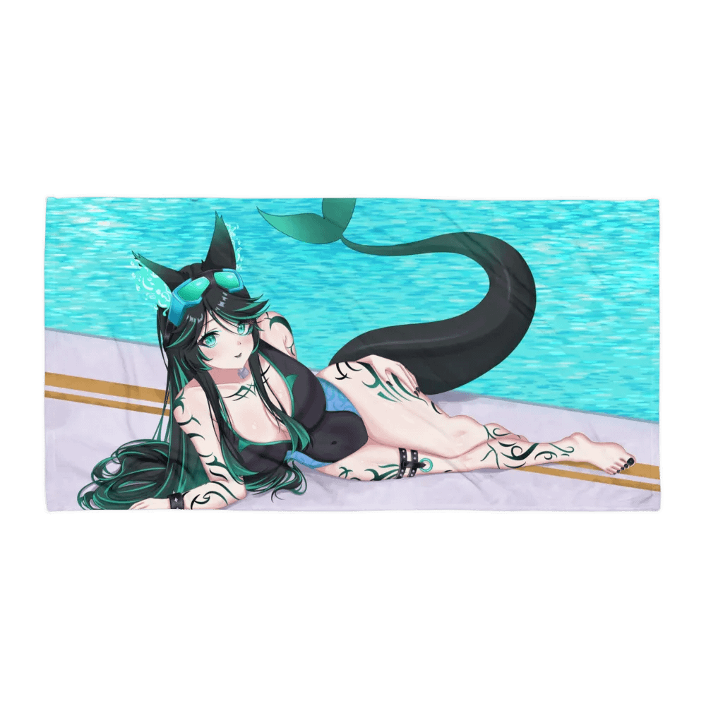 Akhi Luta - "Poolside Pleasure" Beach Towel product image (1)