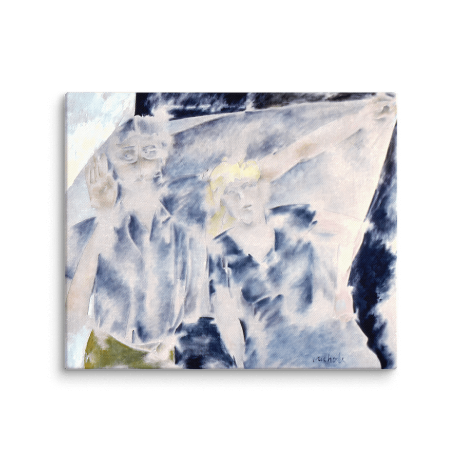 Couple with Veil (1986) on canvas (20" x 24") product image (3)