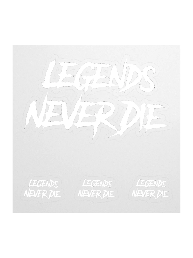 Legends Never Die (White)