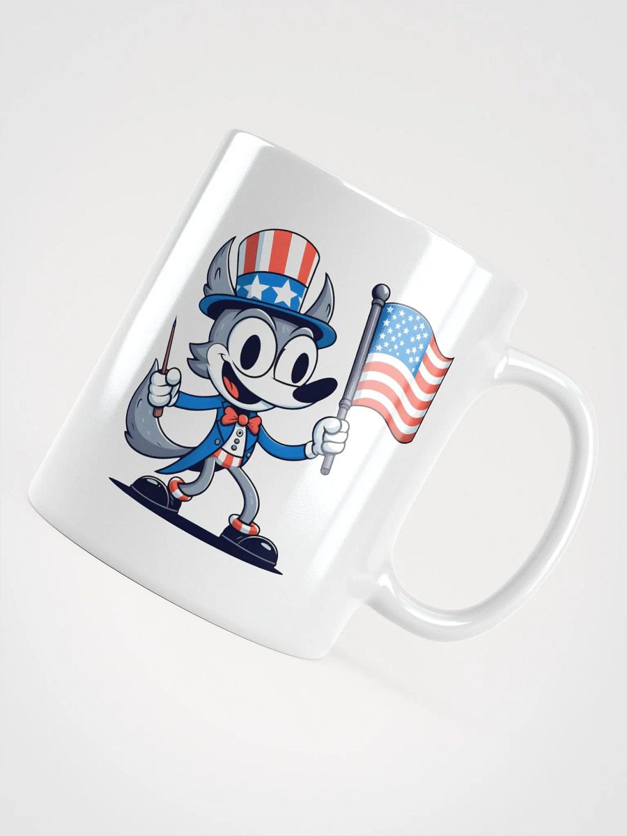 Patriotic Wolf Mug product image (4)