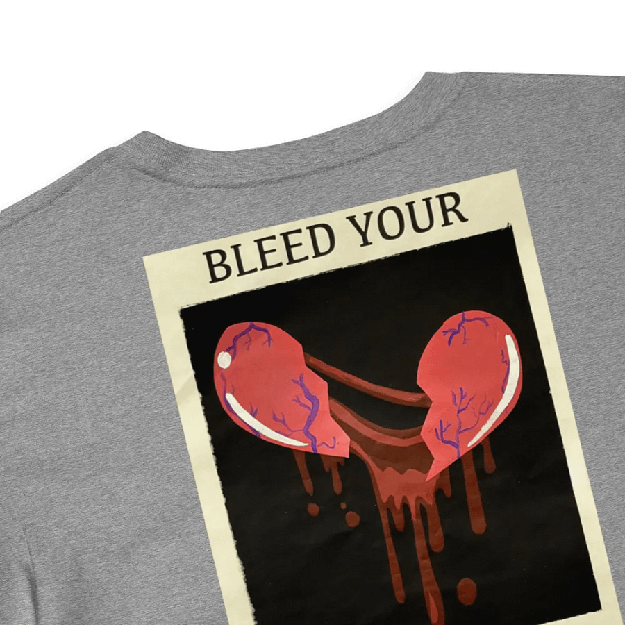 Bleed Your Heart Out Embroidered Crop Top (Traditional) product image (6)