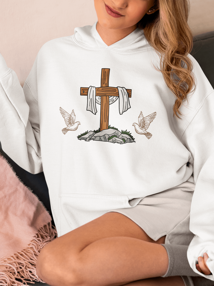 God`s Plan My Plan, Christian Gildan Hoodie - Front / Back. product image (1)
