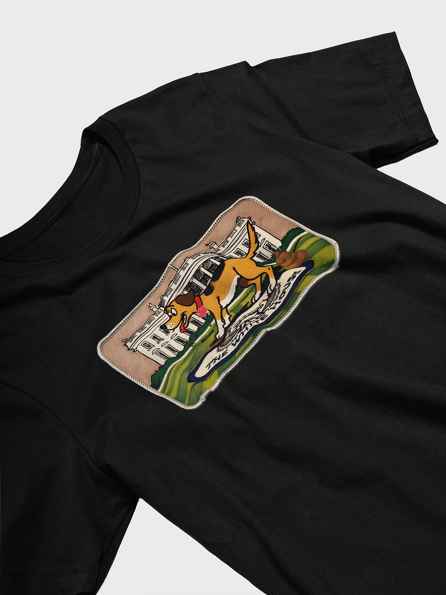 Bella+Canvas White House Dog Cartoon T-Shirt product image (31)