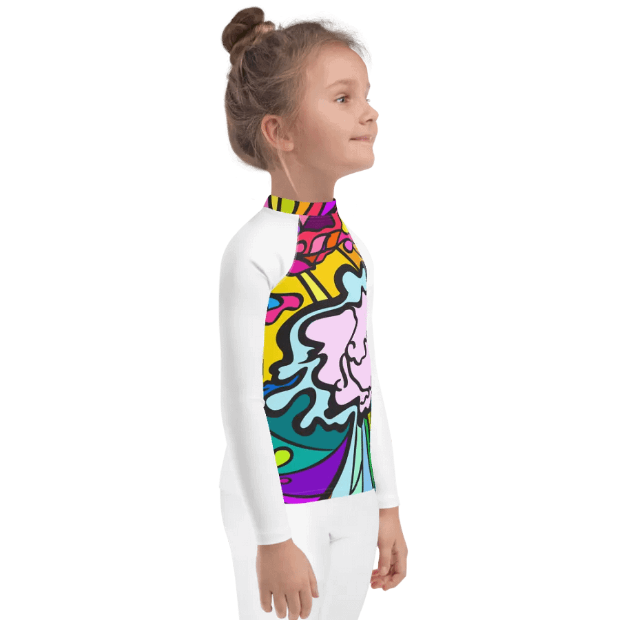 Kaleidoscope Kids Rash Guard - Wave at Sunset product image (4)