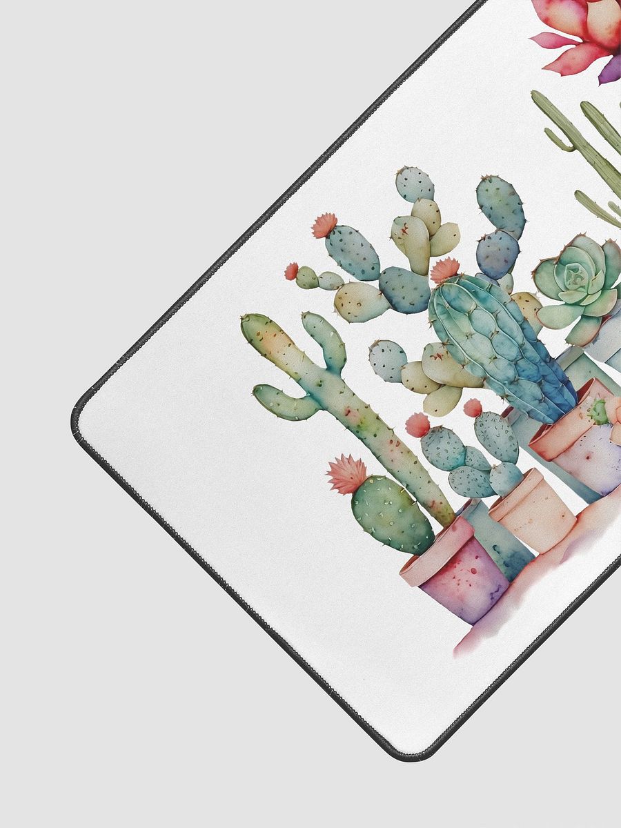 Colorful Potted Cacti And Succulents Desk Mat product image (3)