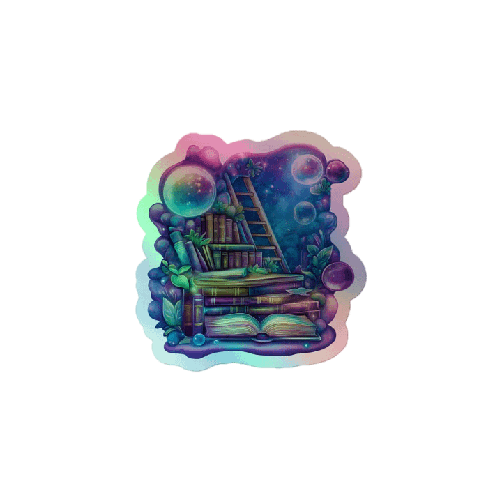 Mystic Library Holographic Sticker product image (1)