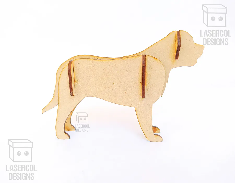 Dogs 3d Puzzle (3 Sizes) Set 4 - Laser Cut Files product image (8)