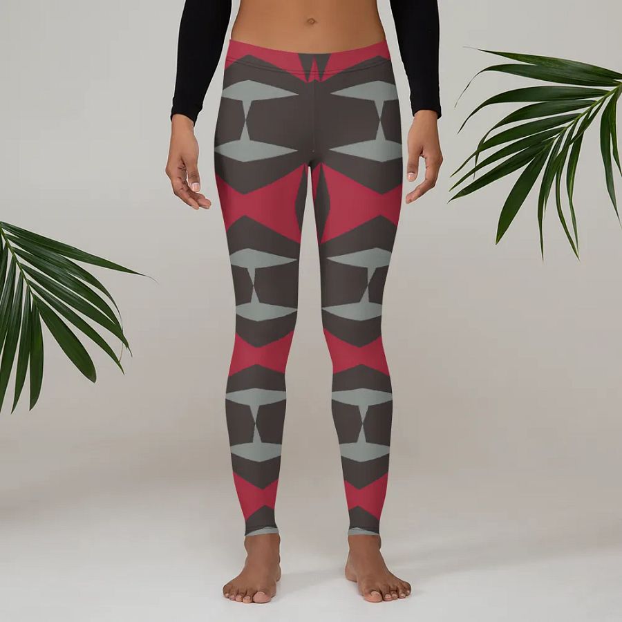 Geometric Elegance All-Over Leggings product image (3)