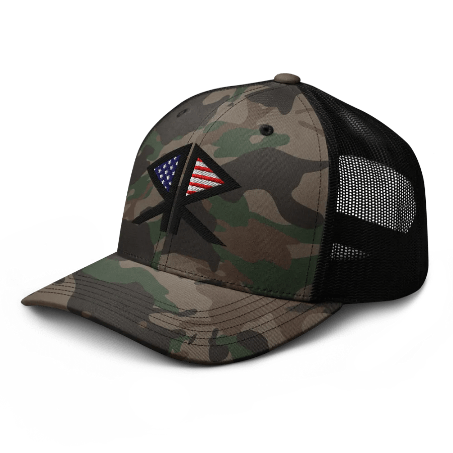RR Logo Camo Trucker Hat product image (6)