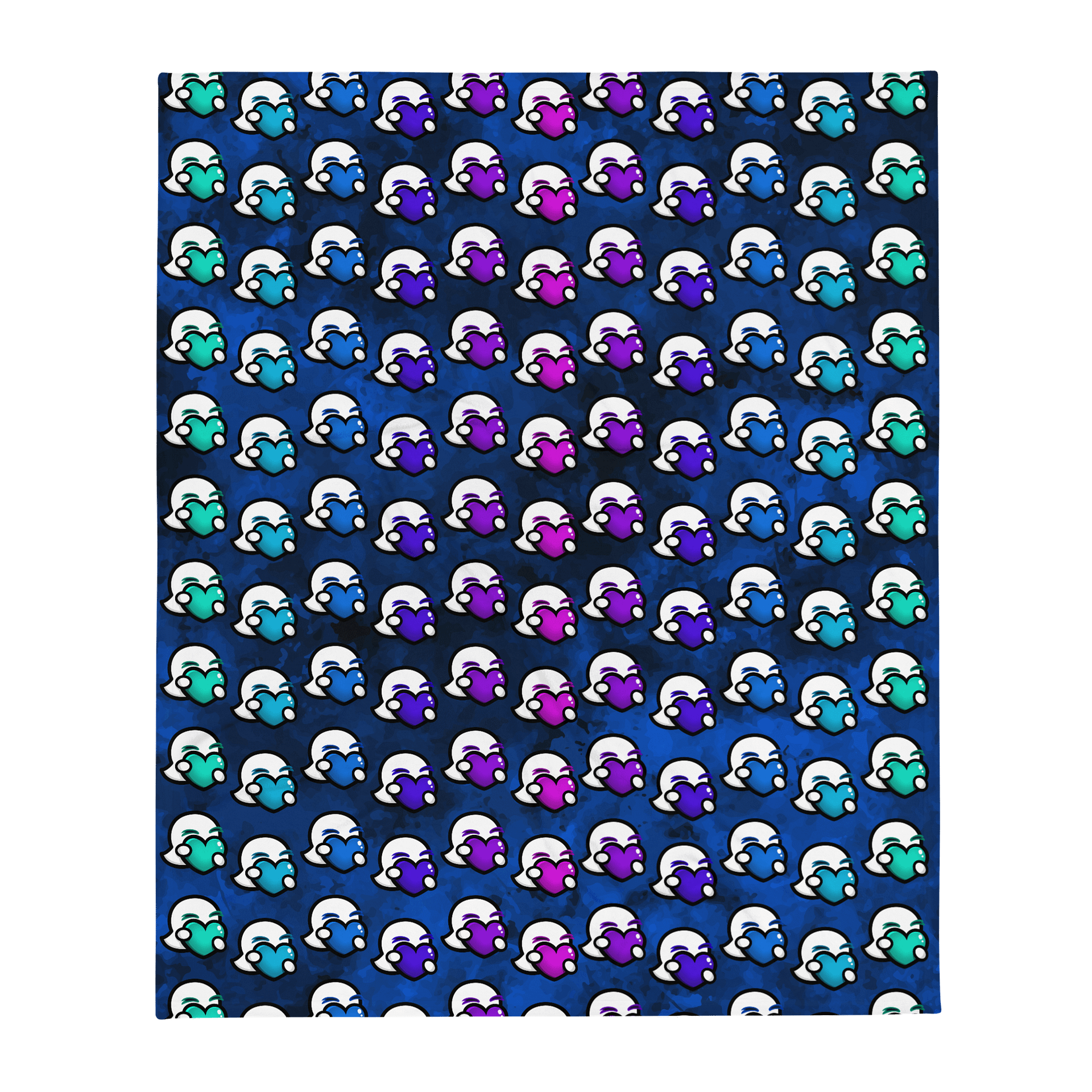 Vaporwave Heart Spam Throw Blanket product image (2)