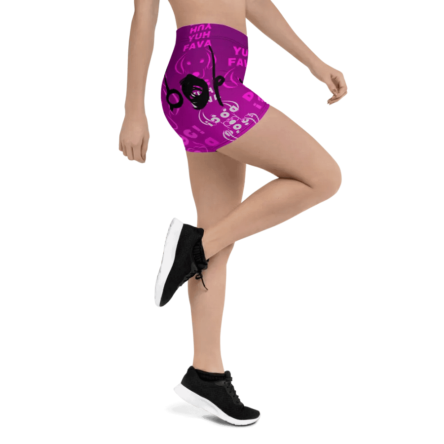 Purple Lavore Spandex Shorts product image (4)
