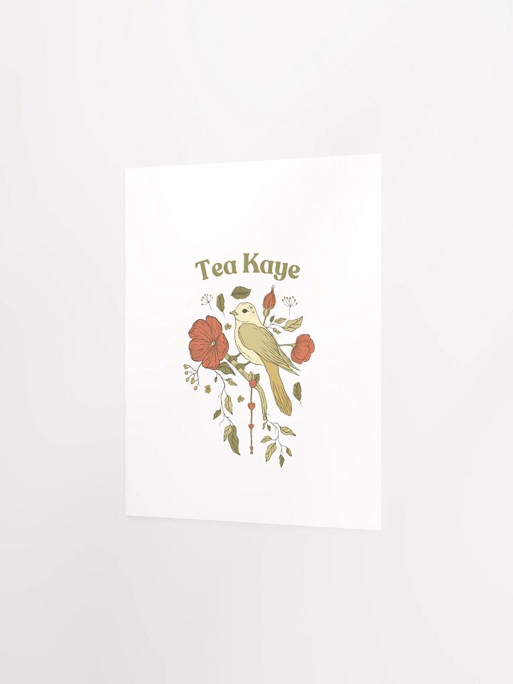 Vintage Tea Kaye Autumn Bird Poster product image (7)