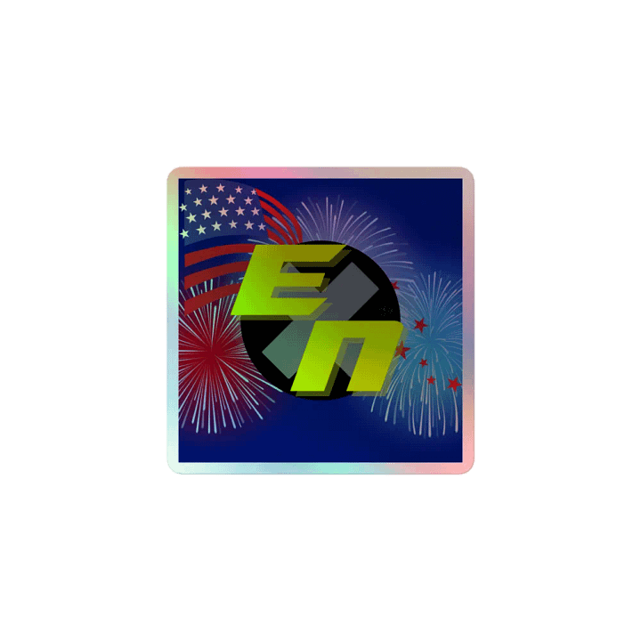 Patriotic Holographic Sticker Set product image (1)