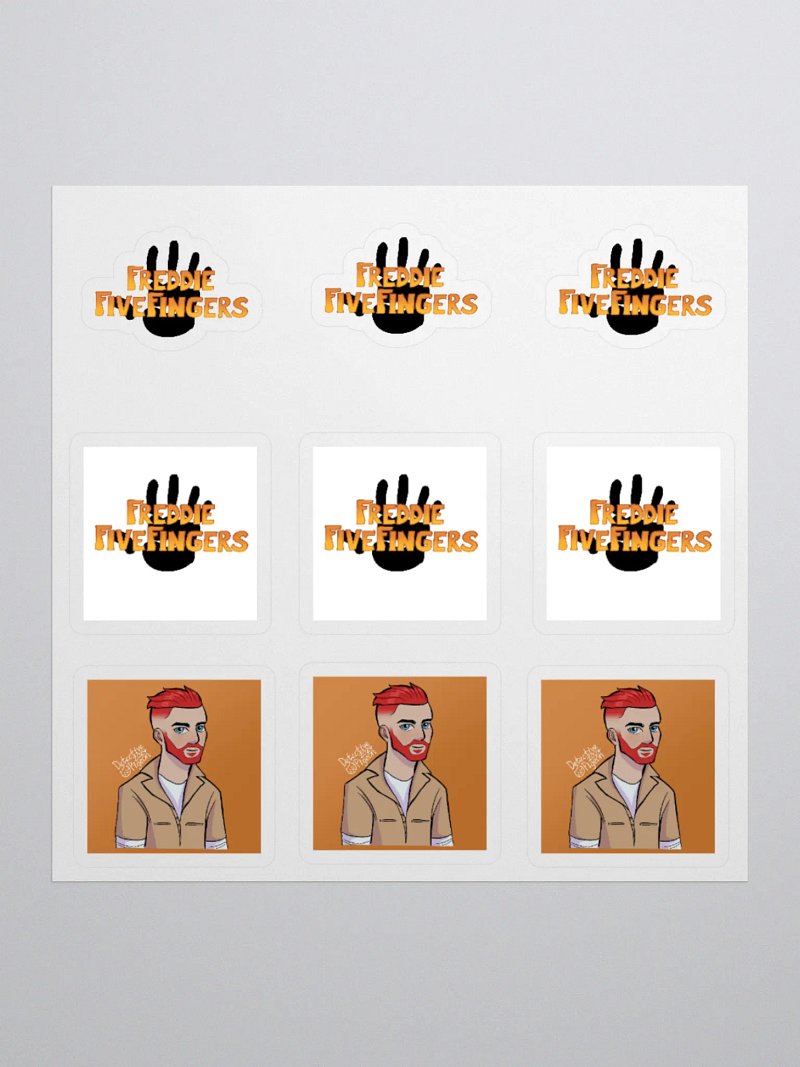 Freddie Fivefingers Sticker Collection