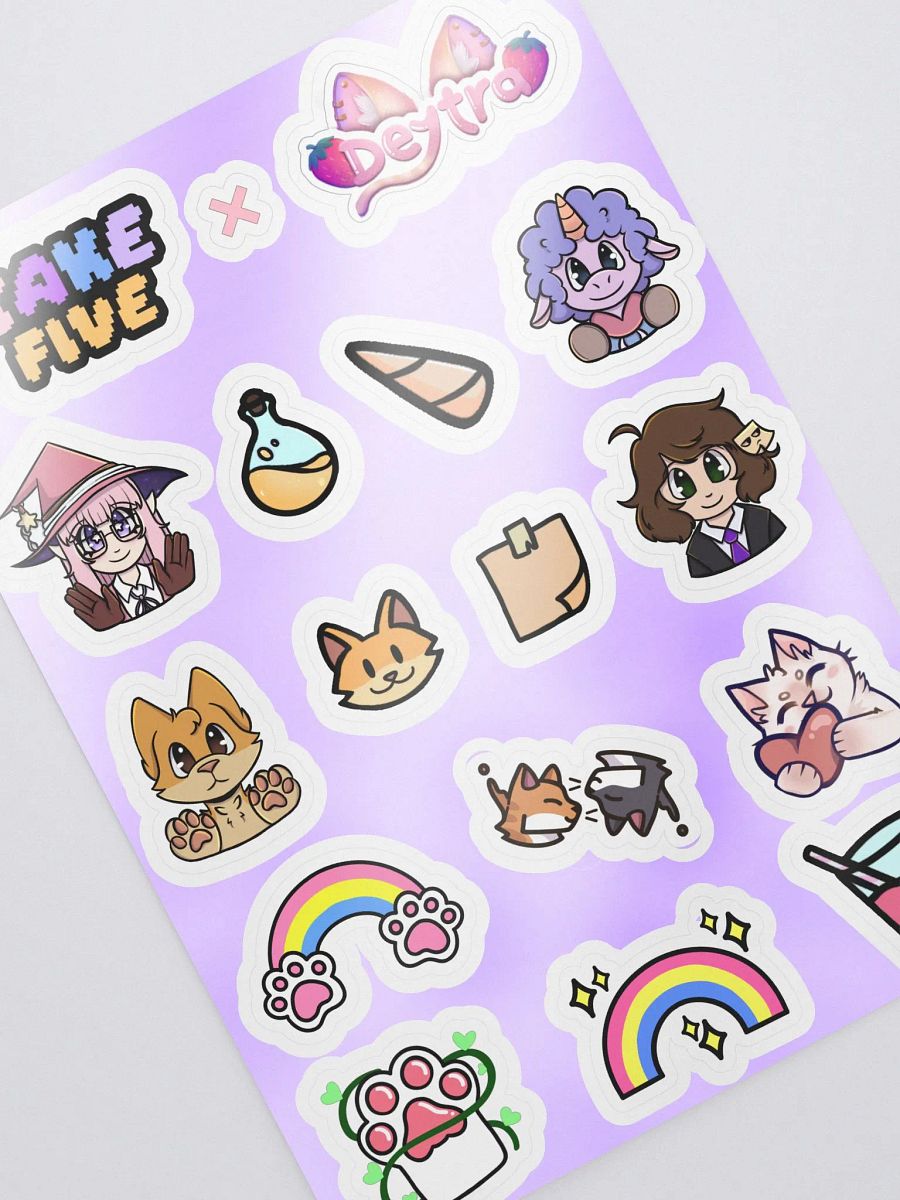 TakeFive x Deytra Sticker Sheet product image (2)
