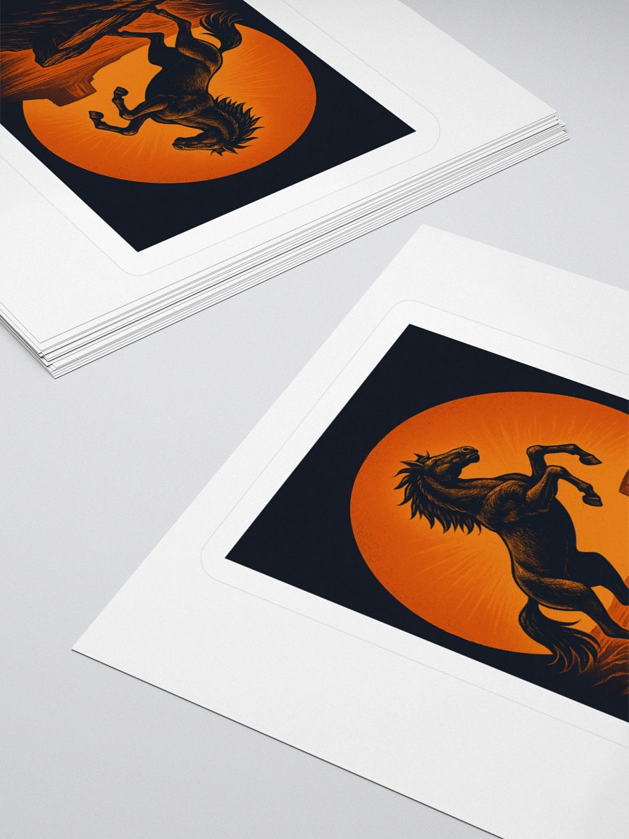 WILD HORSE IN SUNSET product image (16)