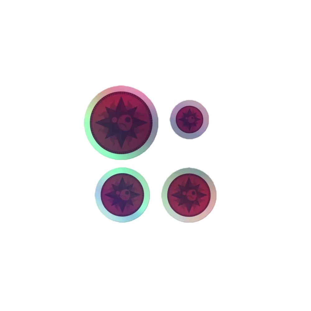 Coin of Temptation [Dark] - Holo Sticker Sheet product image (1)