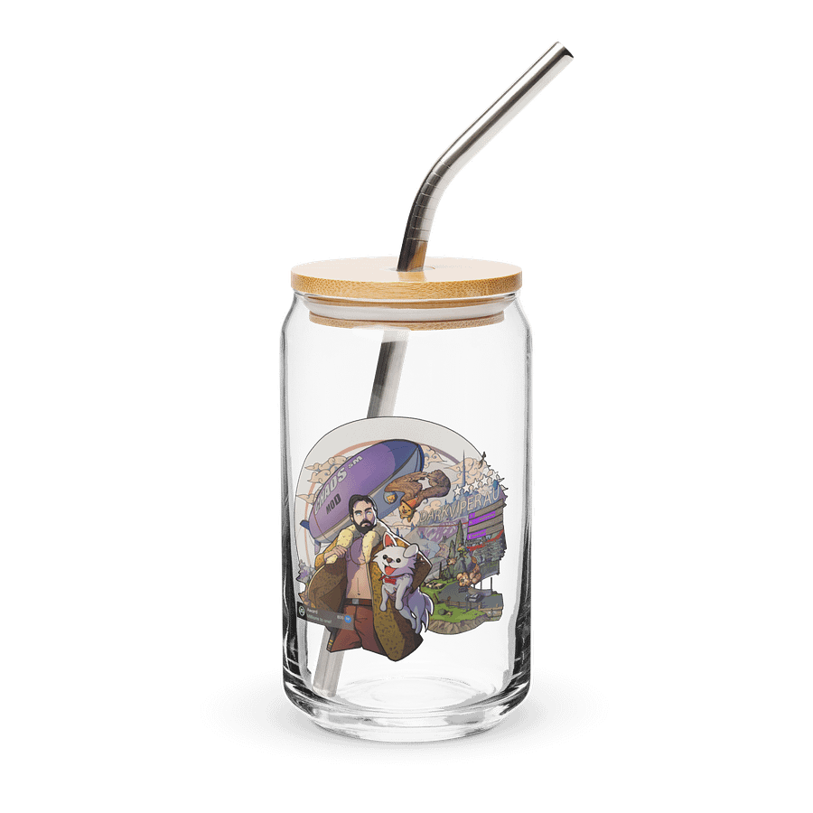 Chaos mod hero Glass Cup product image (1)
