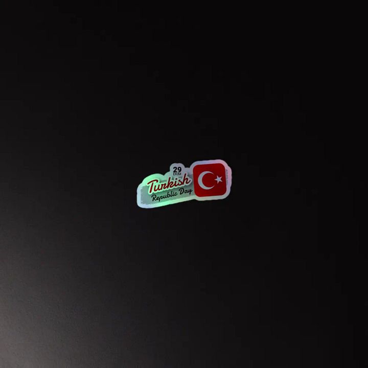 Turkish Republic Day Celebration Design - 29 Ekim Commemorative Sticter product image (4)