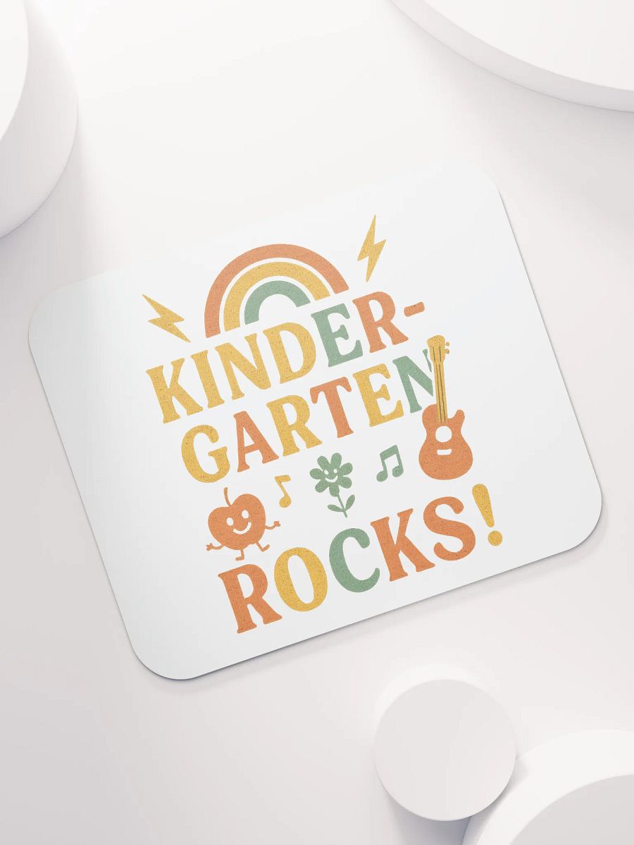 Kindergarten Rocks! Mouse Pad – Fun & Bright Teacher Desk Mat product image (7)