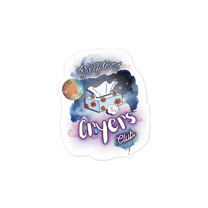 FREQUENT CRYERS CLUB die-cut magnet product image (2)