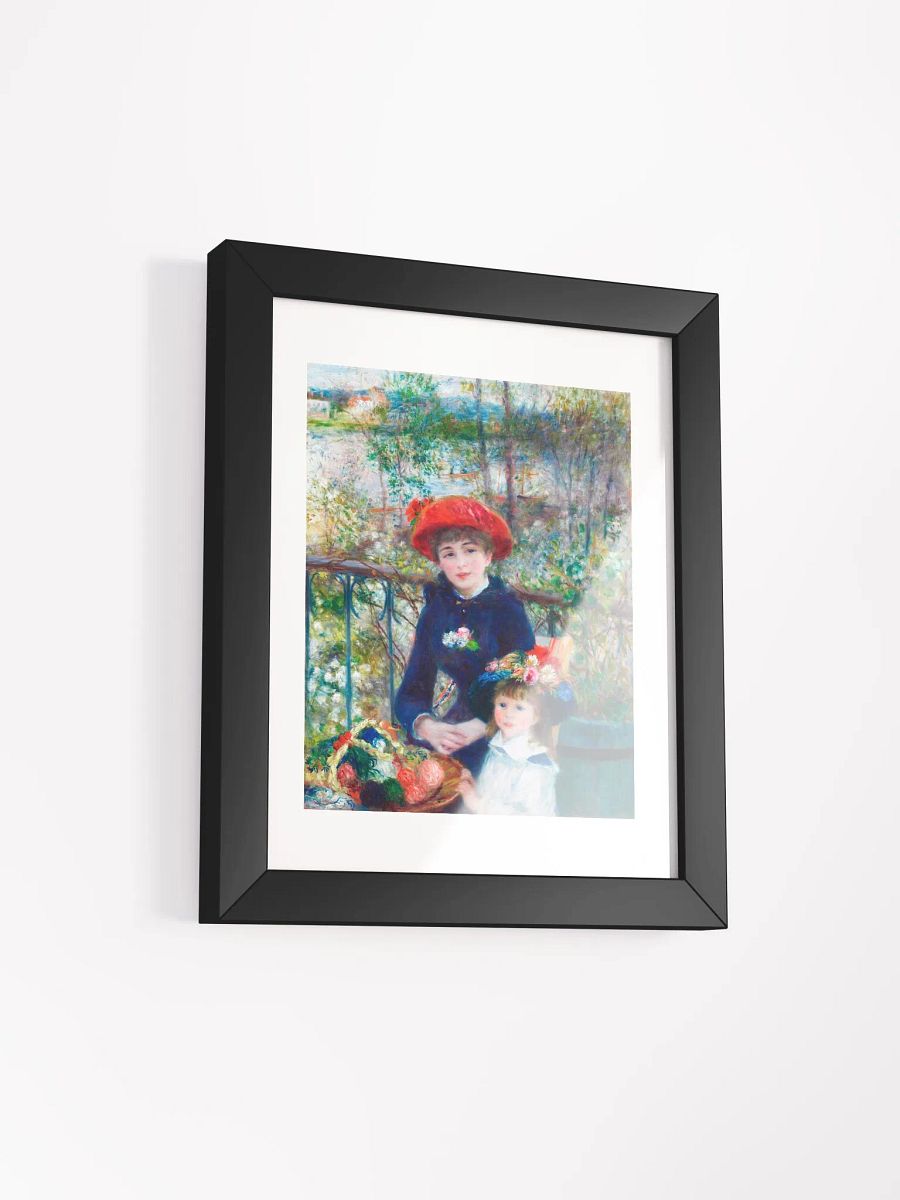 'Two Sisters on the Terrace'- Framed Matte Poster product image (4)