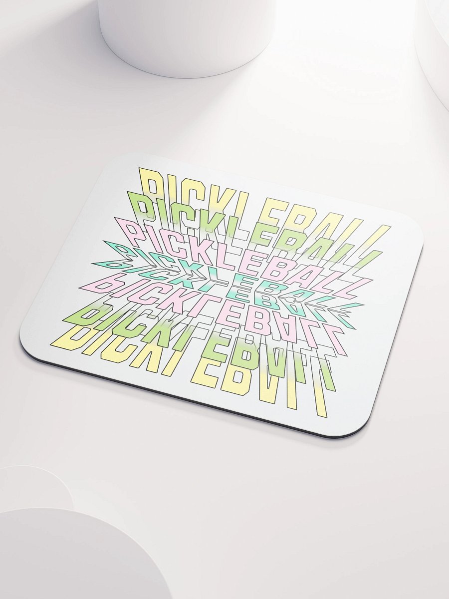 Pickleball Stacked Reflective Mirage Mouse Pad product image (3)