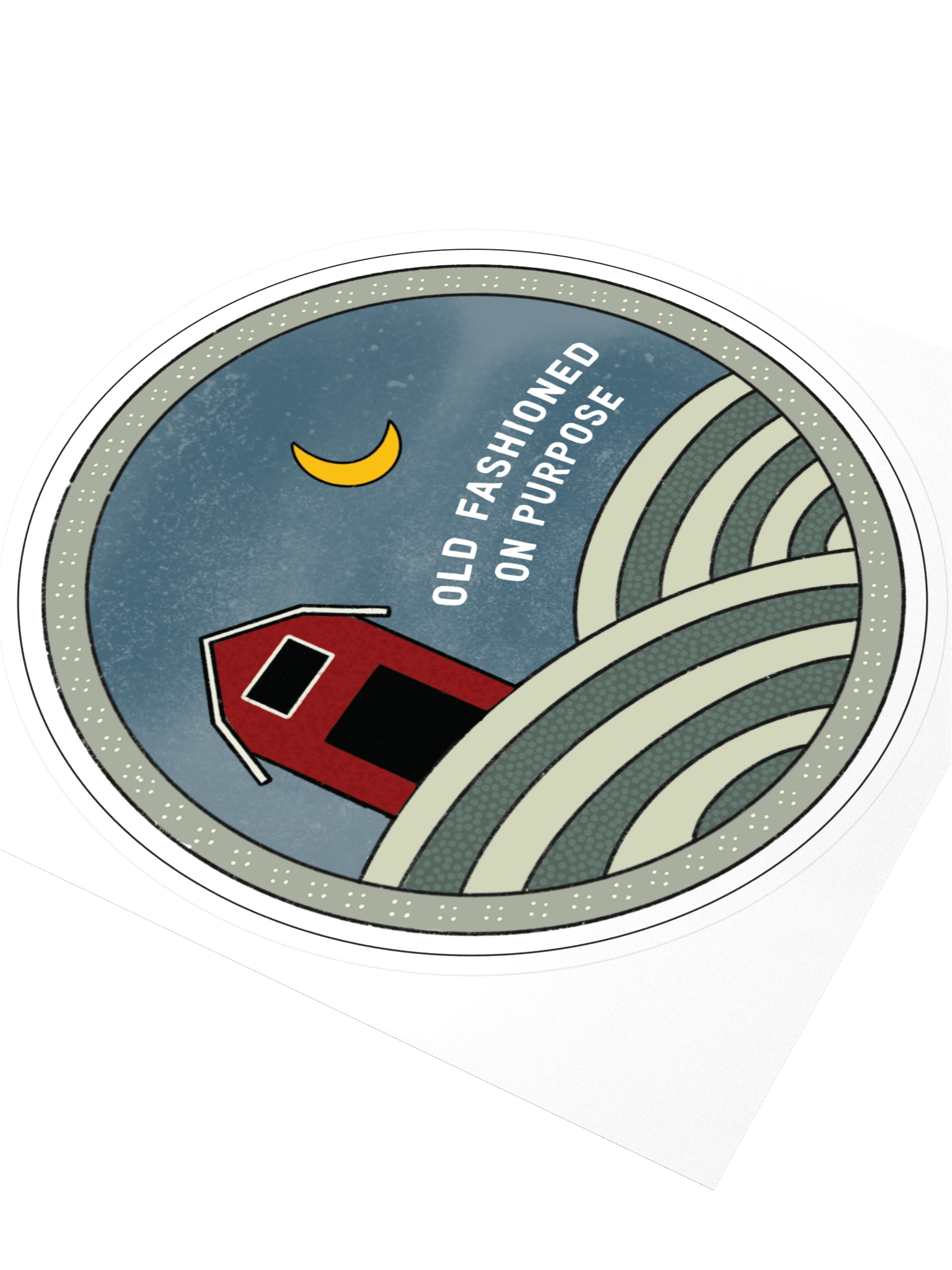 Old Fashioned on Purpose Sticker product image (3)