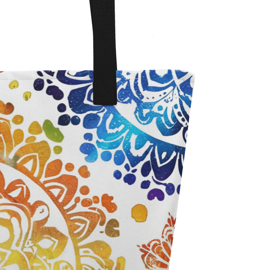 Mandala Mosaic Polyester Tote Bag product image (3)