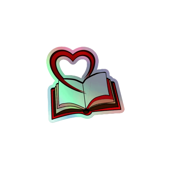 love emote holographic sticker product image (1)