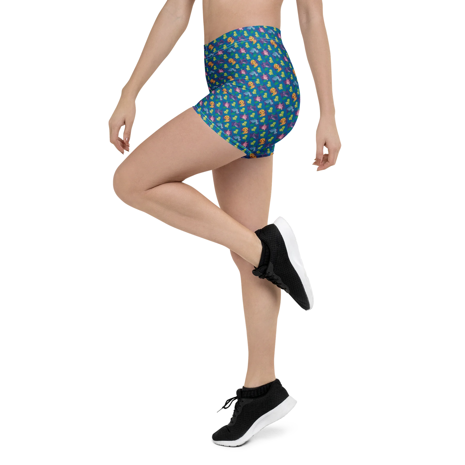 Symmetric Dino All-Over Print Shorts product image (5)