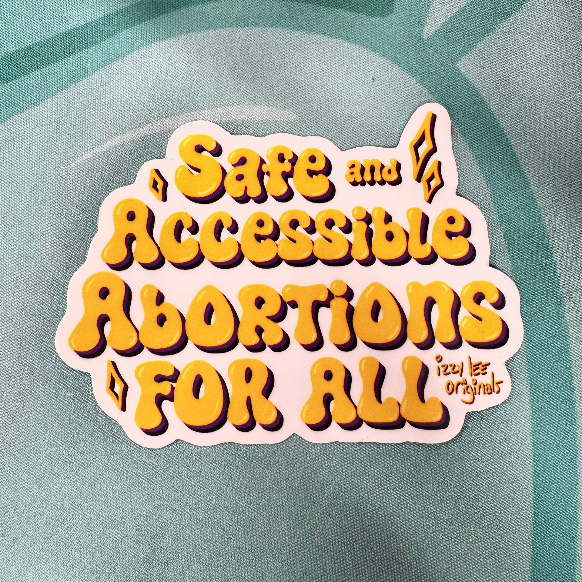 Safe and Accessible Sticker - Yellow product image (1)