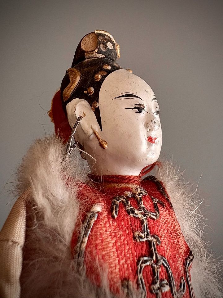 中国清代伝統手工芸「鉄線戯」人形 antique product image (2)