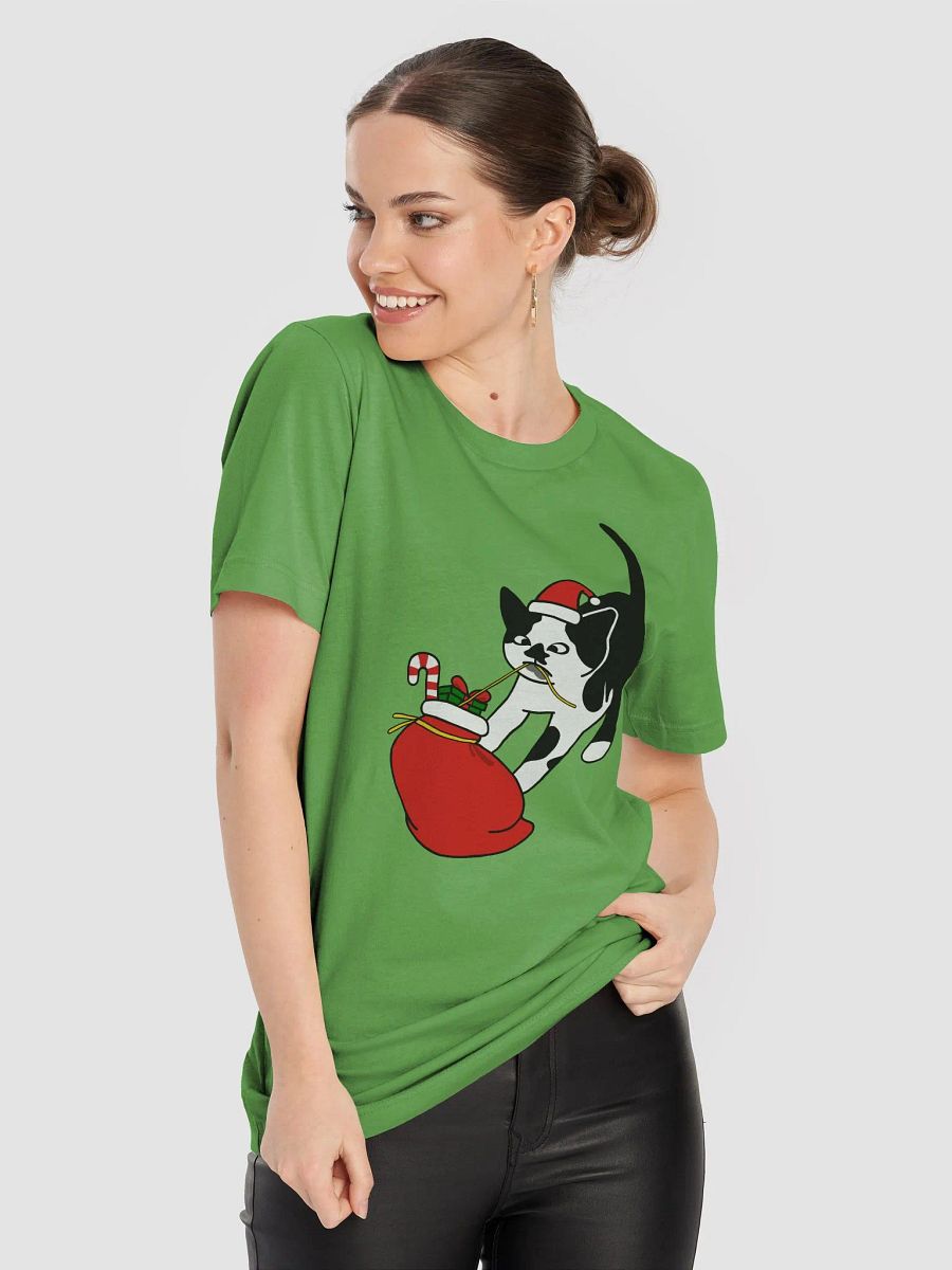 Santa Paws Christmas Cat Tee product image (8)