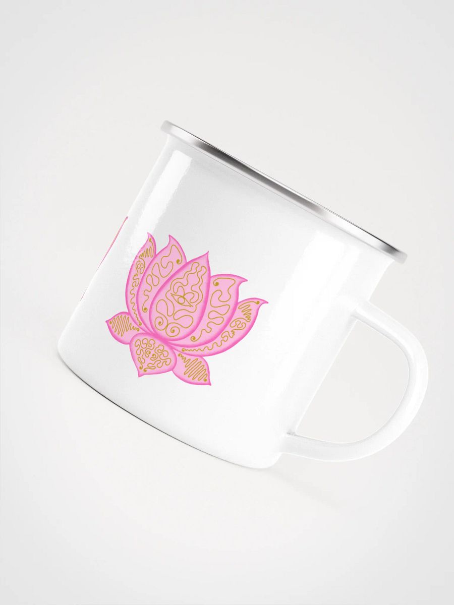 Lotus Harmony Enamel Mug product image (5)