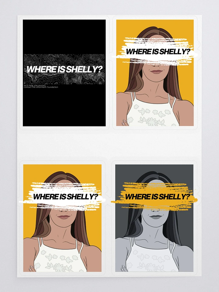 Where's Shelly? Multi-Sticker Pack product image (1)