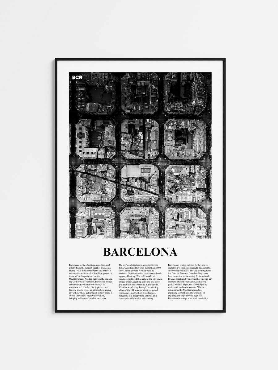 Barcelona 04 Newspaper Poster product image (1)