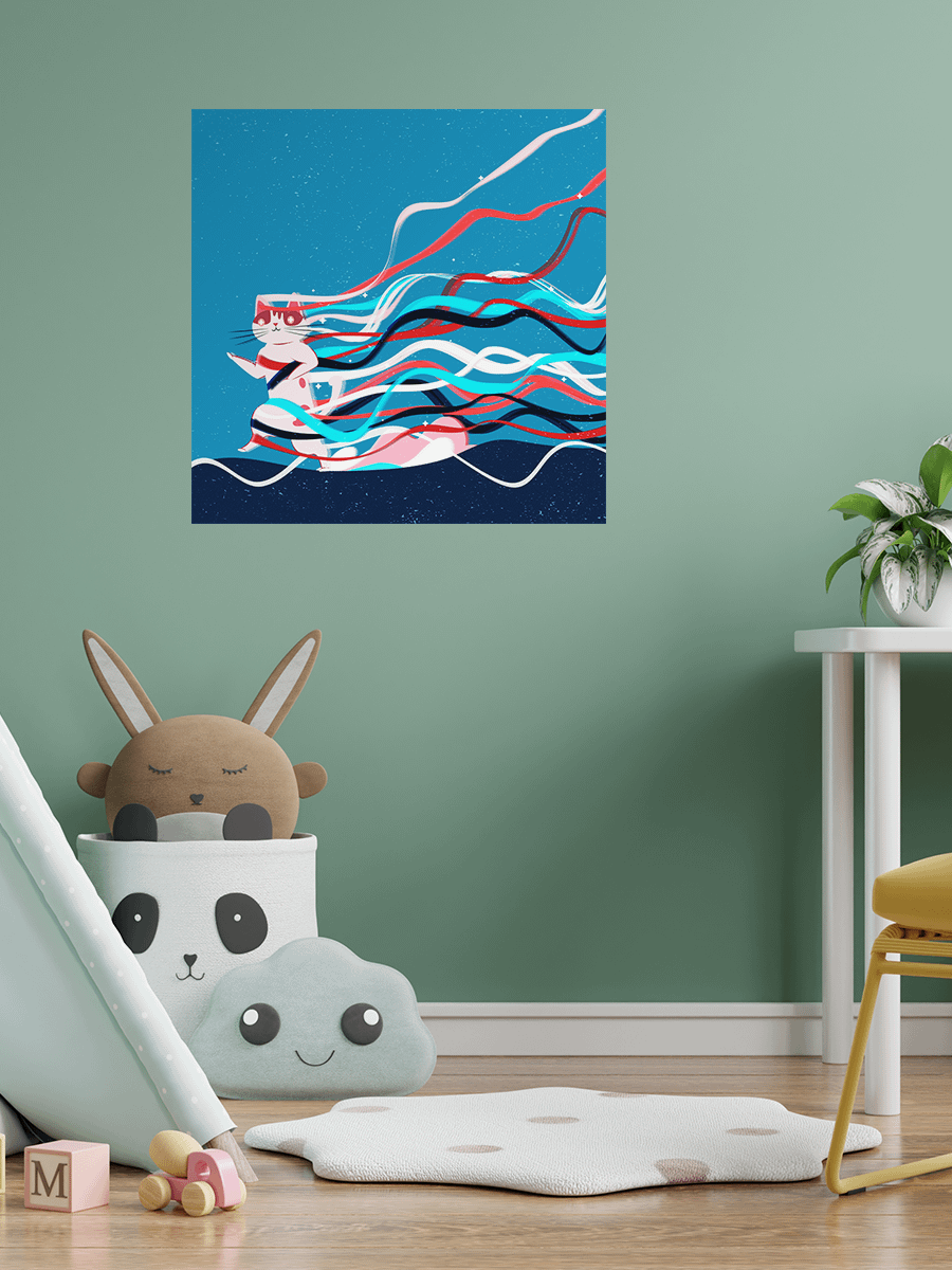 Space Traveller Art Print product image (6)