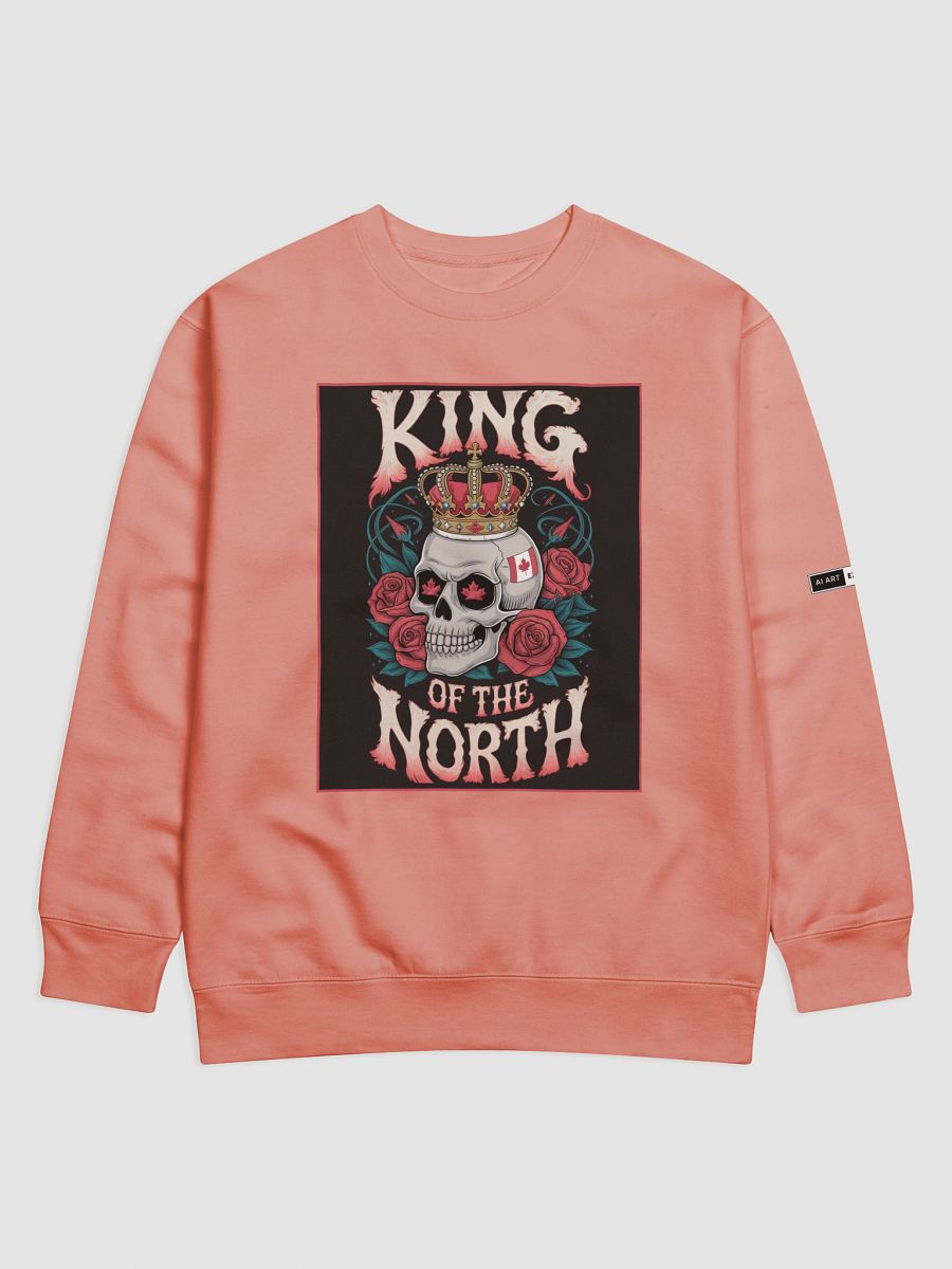 "KING OF THE NORTH" premium cotton sweatshirt product image (1)