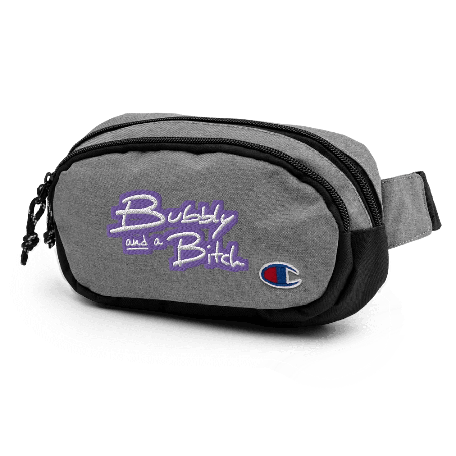 Bubbly and a B*tch (purple bubble design) champion fanny pack product image (4)
