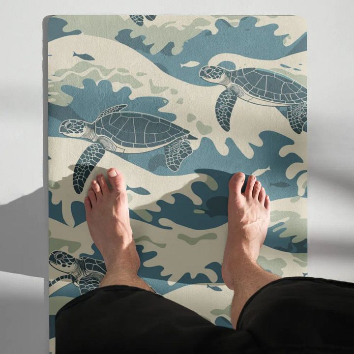 Sea Turtles Yoga Mat by Treasure Pie product image (1)