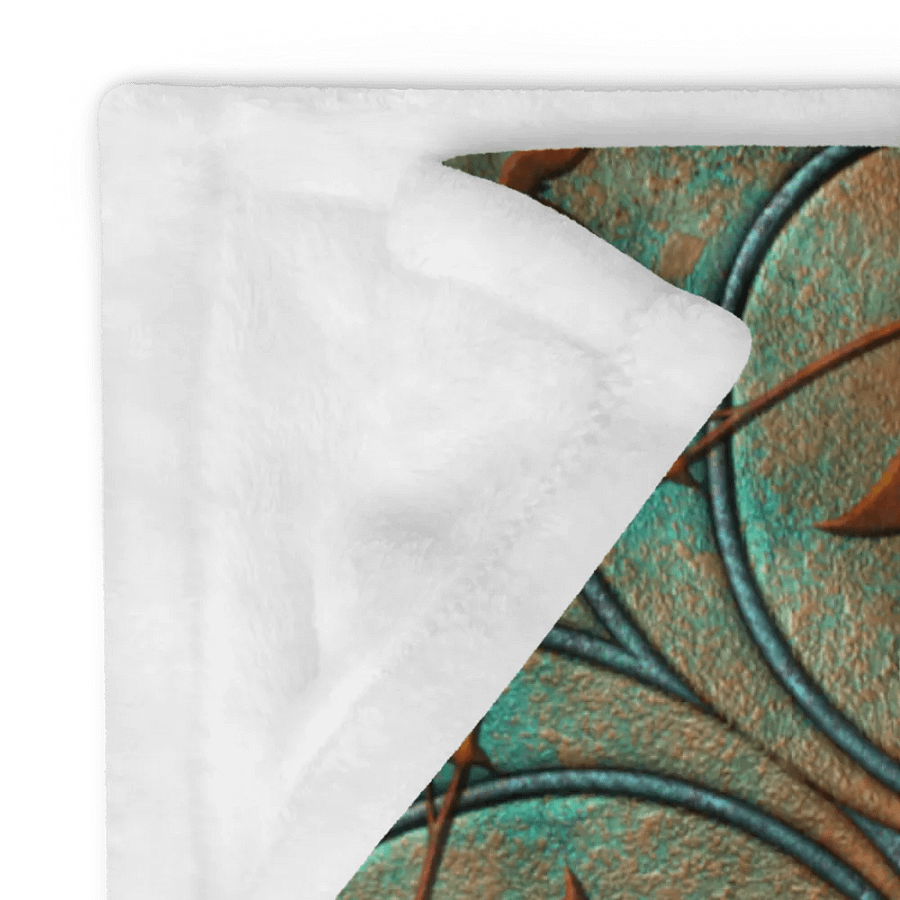 Copper Patina Kaleidoscope Throw Blanket product image (24)