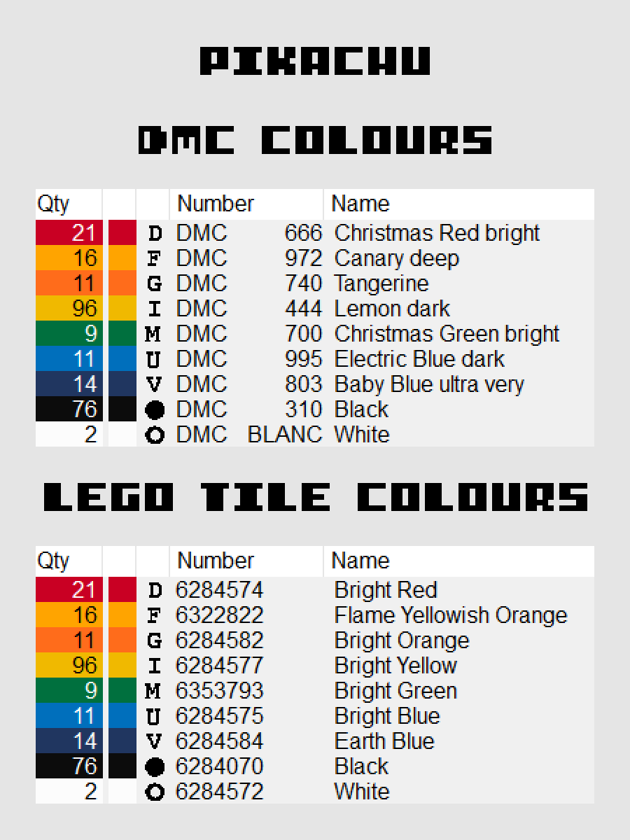 Pikachu Pixel Art product image (4)